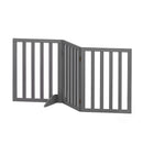 i.Pet Dog Gate Playpen Enclosure 3 Panels Pet Door Fence Wooden Play Pen Stair