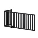 i.Pet Dog Gate Playpen Enclosure 4 Panels Pet Door Fence Wooden Play Pen Stair