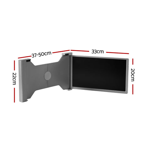 Devanti Portable Monitor Laptop Screen Extender Dual Display 1080P IPS USB C