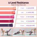 Everfit Pilates Ring Set for Women, 15pcs Home Workout Pilates Equipment with Ring, Ball, Yoga Socks, D-Ring etc. Pilates Starter Kit for Strength, Toning and Flexibility Purple
