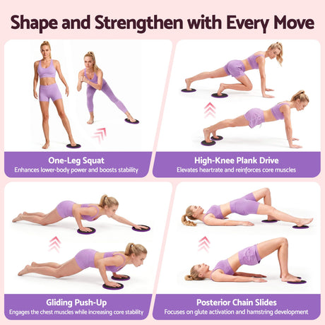 Everfit Pilates Ring Set for Women, 15pcs Home Workout Pilates Equipment with Ring, Ball, Yoga Socks, D-Ring etc. Pilates Starter Kit for Strength, Toning and Flexibility Purple