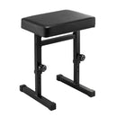 Alpha Piano Bench Adjustable Seat Heavy Duty H-Shape Piano Stool Black