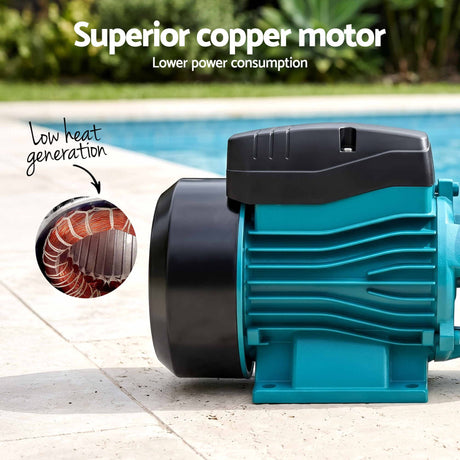 Giantz Peripheral Water Pump Automatic Controller Clean Garden Rain Tank 0.5HP