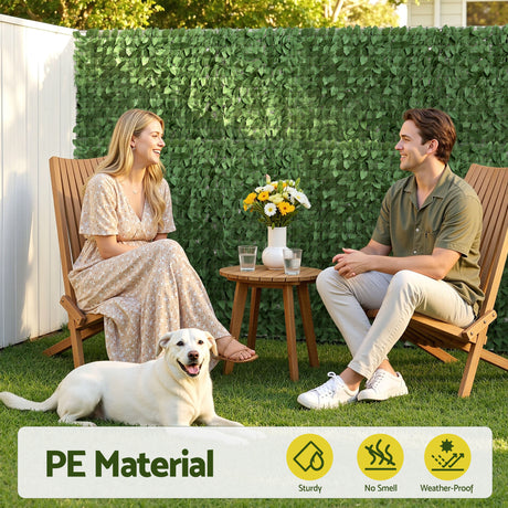 Gardeon Artificial Ivy Privacy Fence Screen Greenery Backdrop Panel for Balcony Patio Garden