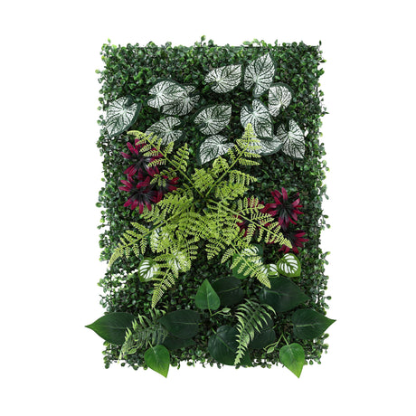 Gardeon 4PCS Artificial Plant Wall Panels 40X60CM Boxwood Panel Flower Backdrop Backyard Green Decor