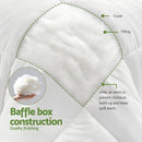 Giselle Bedding 200GSM Bamboo Quilt Summer Quilts All Season Doona Duvet Lightweight Double