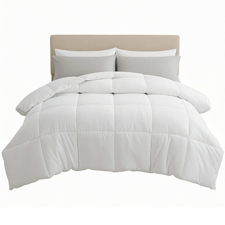 Giselle Bedding Double Size 400GSM Microfiber Quilt All Season Duvet Quilts Comforter Winter Summer