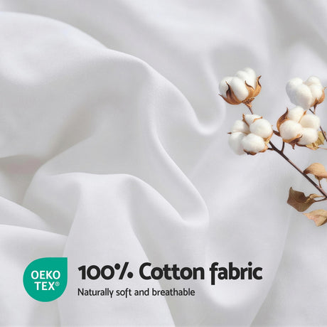 Giselle Bedding Wool Quilt 500GSM Thick Super King Winter Doona Baffle Box Construction 100% Wool Filling