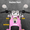 Rigo Kids Ride On Car Motorcycle Motorbike Electric Toys Horn Music 6V Pink