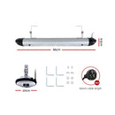 Devanti 2PCS Electric Radiant Strip Heater Indoor Outdoor Patio Remote Control 1500W