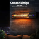 Devanti 2PCS Electric Strip Heater Radiant Infrared Heaters 2000W