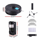 DEVANTI Robot Vacuum and Mop, Self-Empty APP Control 6000Pa LDS Laser 3in1