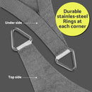 Instahut Sun Shade Sail Shadecloth Canopy Rectangle 280gsm 4x7m