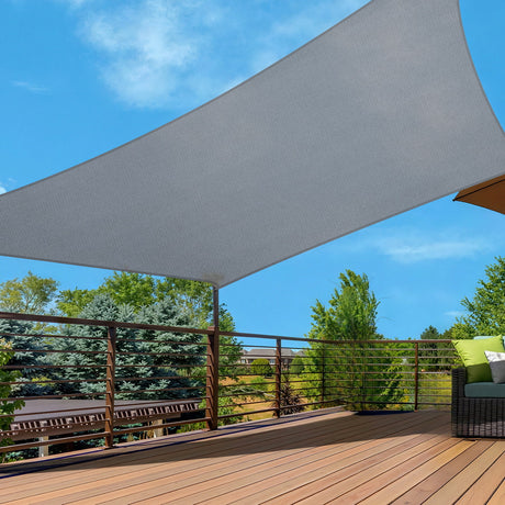 Instahut Sun Shade Sail Shadecloth Canopy Rectangle 280gsm 4x7m