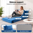 Artiss 3 Pack Folding Sofa Bed Armless Lounger Foam Floor Sofas Futons Couches