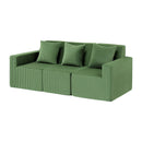 Artiss Modular 3-Seater Sofa Bed Convertible Sectional Floor Couch with Deep Seat