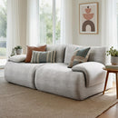 Artiss 2 Seater Sofa Modular Sectional Sofas Couch Bed No Assembly Living Room Grey