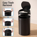 Devanti 30L Sensor Bin Automatic Touchless Trash Can Garbage Rubbish Black