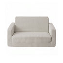 Artiss 2-in-1 Sofa Foam Couch with Side Pocket Light Grey