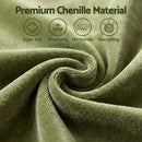 Artiss Floor Sofa Armless Chenille No Assembly Removable Cover Green