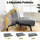 Artiss Sofa Bed, 1.9m 3-Seater Soft Innerspring Adjustable Couch Futon Chair for Apartment Dorm Living Room Office Study Bedroom, Grey
