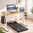 Artiss 100cm Standing Desk Treadmill Motorised Natural Wood