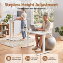 Artiss 100cm Standing Desk Treadmill Motorised Home Office White
