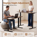 Artiss 140cm Standing Desk Treadmill Motorised Rustic Brown