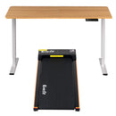 Artiss 140cm Standing Desk Treadmill Motorised Natural Wood