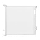 Keezi Retractable Gate Baby Gate Pet Safety Fence Extends up to 140cm White
