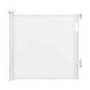 Keezi Retractable Gate Baby Gate Pet Safety Fence Extends up to 140cm White