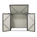 Giantz Garden Shed Wheelie Bin Storage Enclosure Outdoor Lockable Steel Cabinet