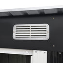 Giantz Garden Shed 2.38x1.31M Sheds Outdoor Storage Tool Metal Workshop Shelter Sliding Door