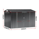Giantz Garden Shed 3x2.18M Outdoor Storage Sheds Tool Workshop House Shelter
