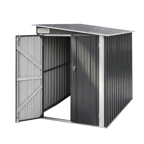Giantz Garden Shed 118x238cm Lean To Bike Shelter Backyard Outdoor Storage