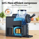 Devanti 2L Slushie Machine Ice Cream Maker Frozen Smoothies Milkshakes Black