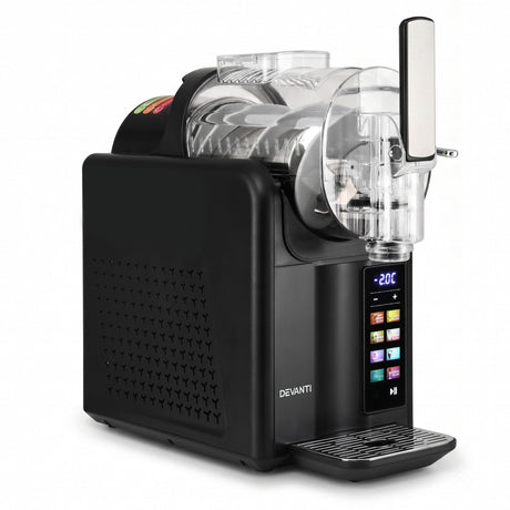 Devanti Slushie Machine 2L Frozen Drink Maker Ice Cream Cocktail Slush Maker Black