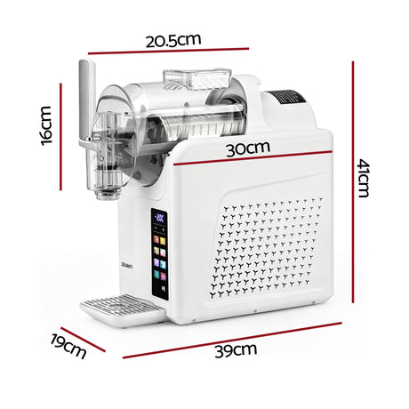 Devanti Slushie Machine 2L Frozen Drink Maker Ice Cream Cocktail Slush Maker White