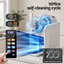 Devanti Slushie Machine 2L Frozen Drink Maker Ice Cream Cocktail Slush Maker White