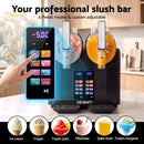 Devanti Slushie Machine 4L Dual Tanks Frozen Drink Ice Cream Maker
