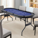 Poker Table Top Folding Poker Table 8 Player 183cm