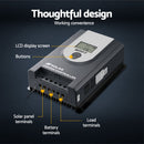 Giantz 50A MPPT Solar Charge Controller Auto 12V/24V Battery Regulator Bluetooth