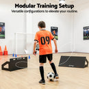Everfit Soccer Rebounder Board 100x40cm Football Rebound Wall with 2 Angles