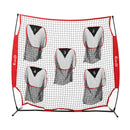 Everfit 1.8m Football Training Net 5 Target Portable Soccer Goal Nets Rebounder