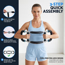 Everfit Twister Arm Exerciser 60-90lb Adjustable Chest Workout Equipment Home Gym Fitness