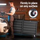 Giantz Tool Chest Trolley 10 Drawers Toolbox Storage Black