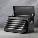 GIANTZ 5 Drawer Tool Chest Box Cabinet Lockable Garage Storage Organiser Black