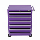 Giantz 7-Drawer Tool Chest Trolley Cabinet Toolbox Heavy Duty Garage Storage Organiser Purple
