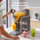 NORDA 2L Slushie Machine Frozen Drink Maker Slushy Ice Cream Maker No Ice Compressor Touchscreen for Home BBQ Party