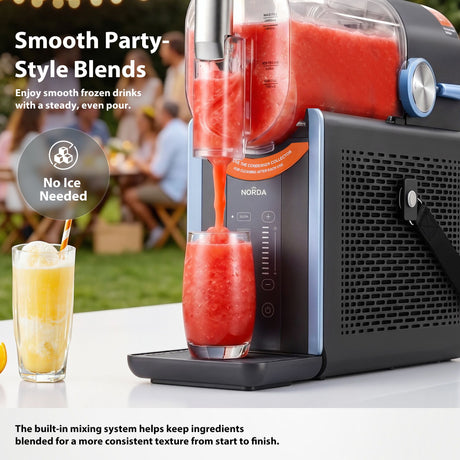 NORDA 2L Slushie Machine Frozen Drink Maker Ice Cream Maker Countertop